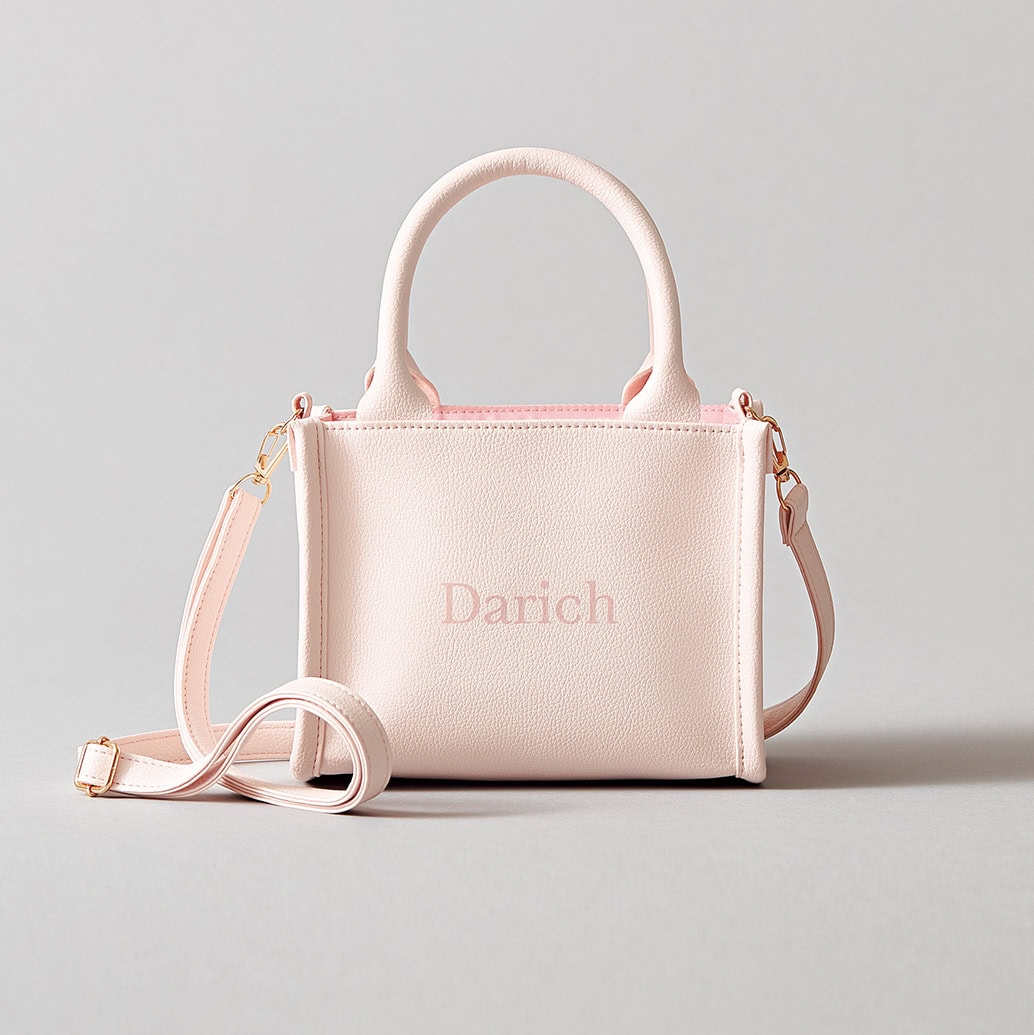 付録】大人ピンクで高見え！「ダーリッチ」ショルダーストラップつき