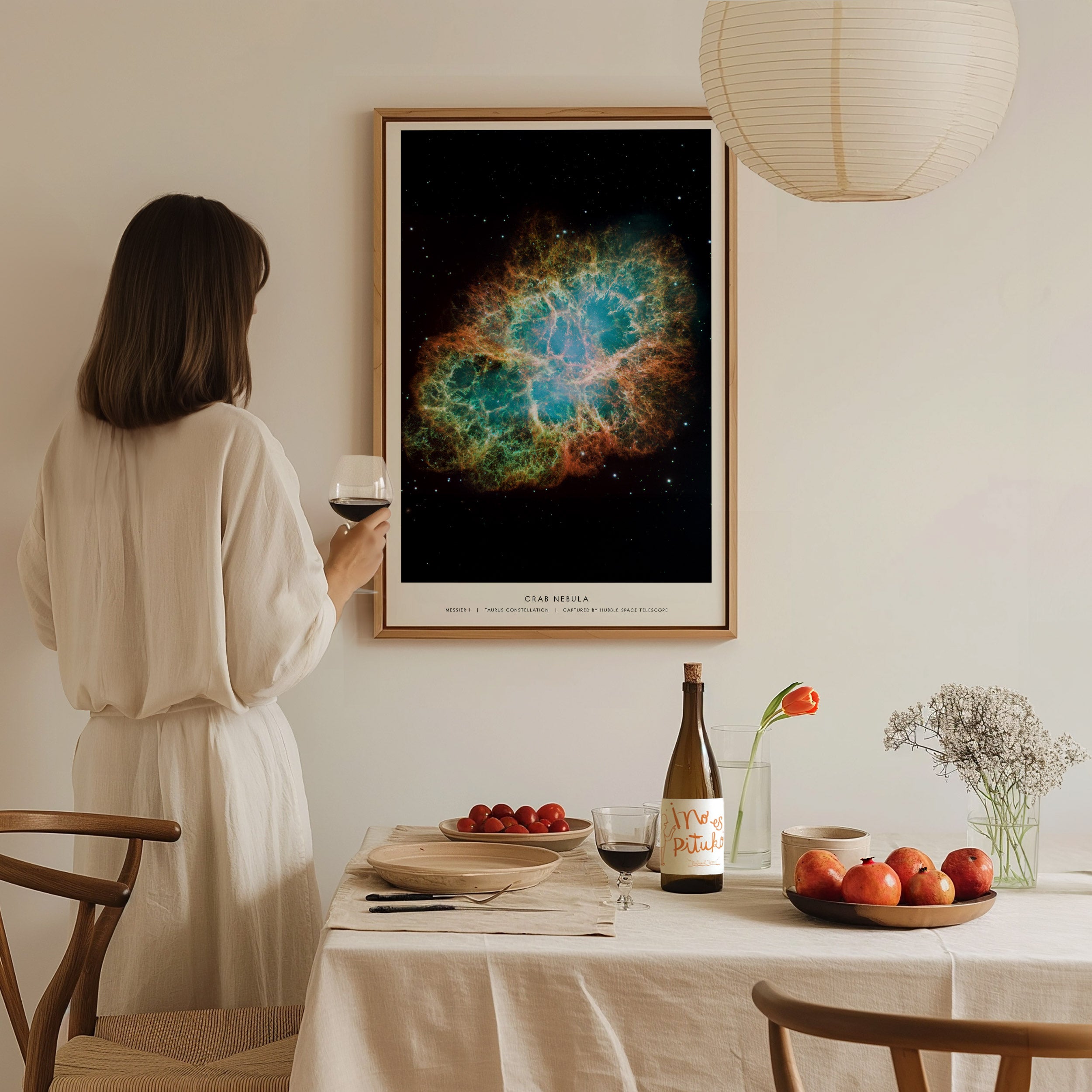 Crab Nebula Poster | Hubble Space Telescope Supernova Remnant Wall