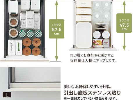 収納| システムキッチン | 住まいの設備と建材 | Panasonic