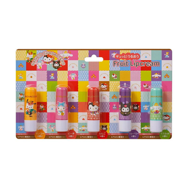 サンリオキャラクターズ ギュッと！ うるおうフルーツリップ 和柄 3.5