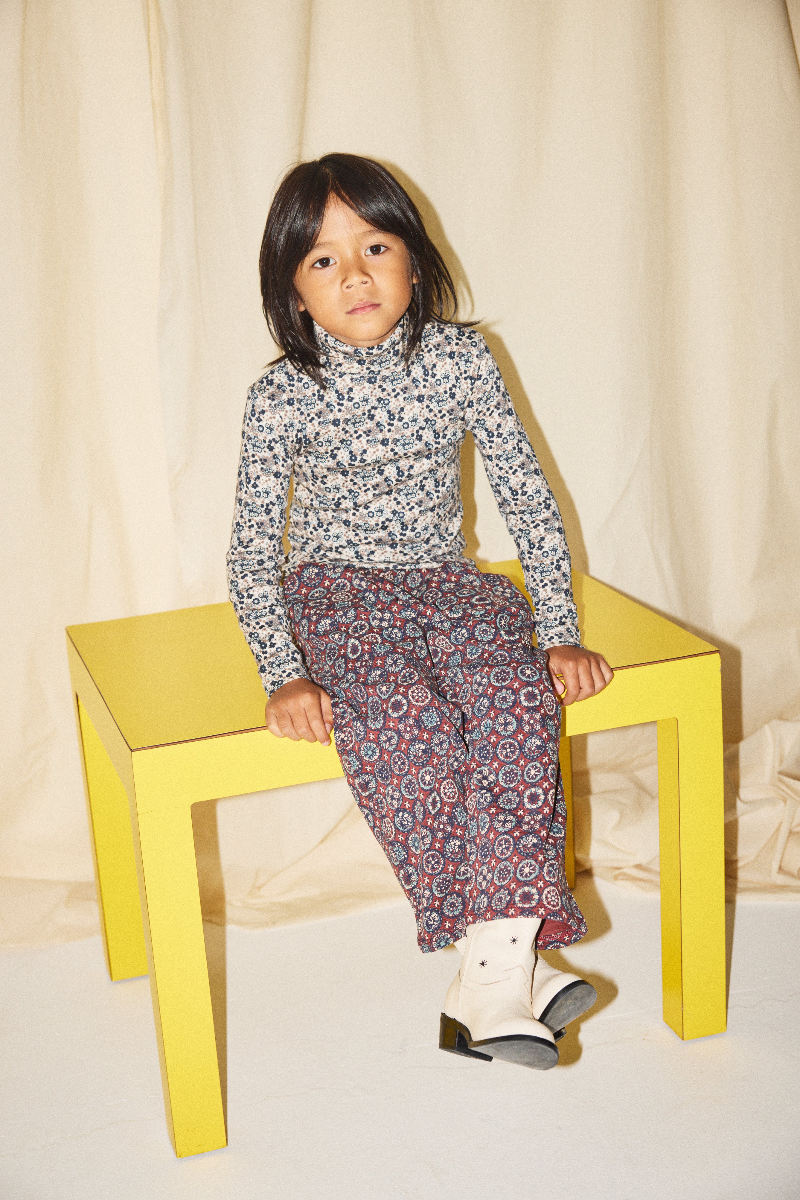 ボトムス・スパッツ misha&puff Camp Pant Poppy Zigzag / 4y 4y