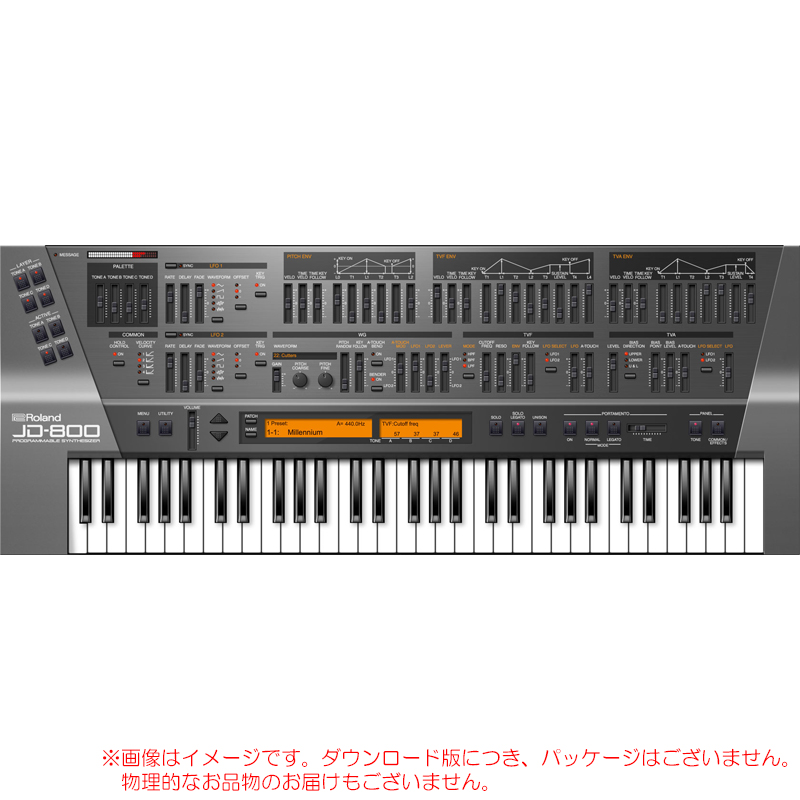 ROLAND JD-800 ROLAND CLOUD 買い切りライセンス 【最短当日メール納品