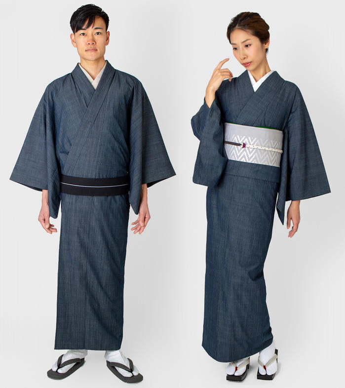 10％OFF】《GIZAブルー》デニム着物 - (気軽にフルオーダーできる