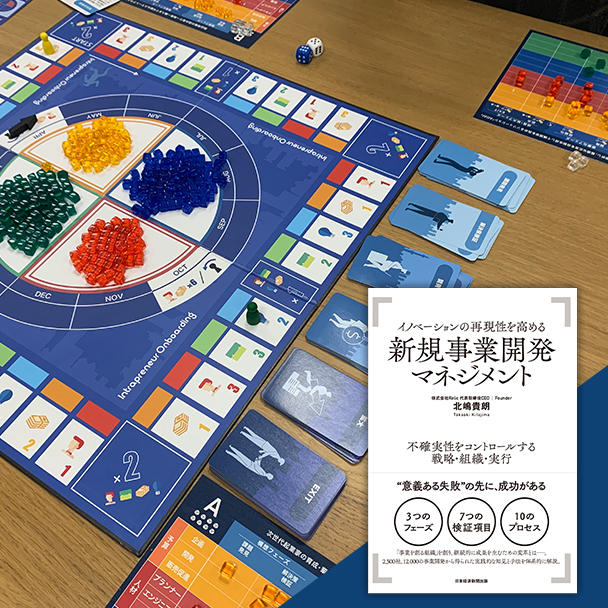 新規事業ボードゲーム本体＋Relic代表 北嶋著『新規事業開発