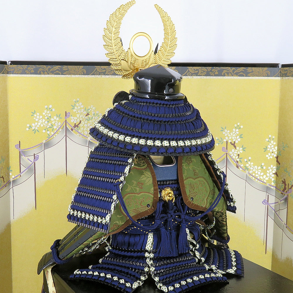 大越忠保 7号 徳川家康公鎧 大黒頭巾 平飾りセット – スガ人形店