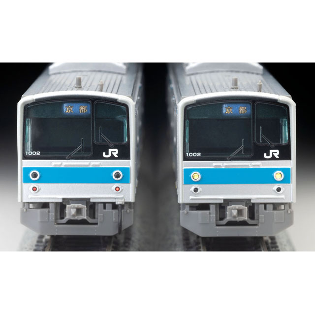 205系1000番代 体質改善工事施工車 奈良線(床下グレー) 4両セット