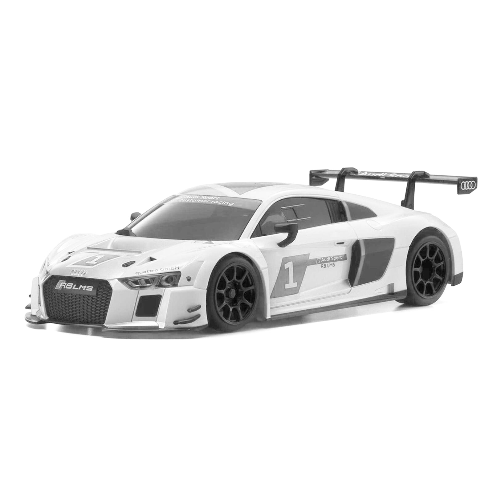 Mini-Z 1-28 Audi R8 LMS 2015 White body set (w-Wheel) (unpainted)F