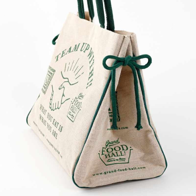 紀ノ国屋 グランドフードホール コラボバッグSグリーン | 紀ノ国屋