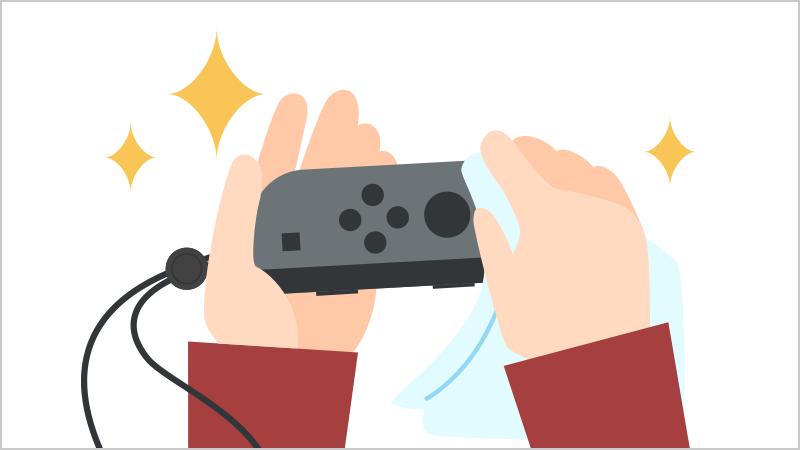 機器のお手入れについて｜Nintendo Switch サポート情報｜任天堂サポート