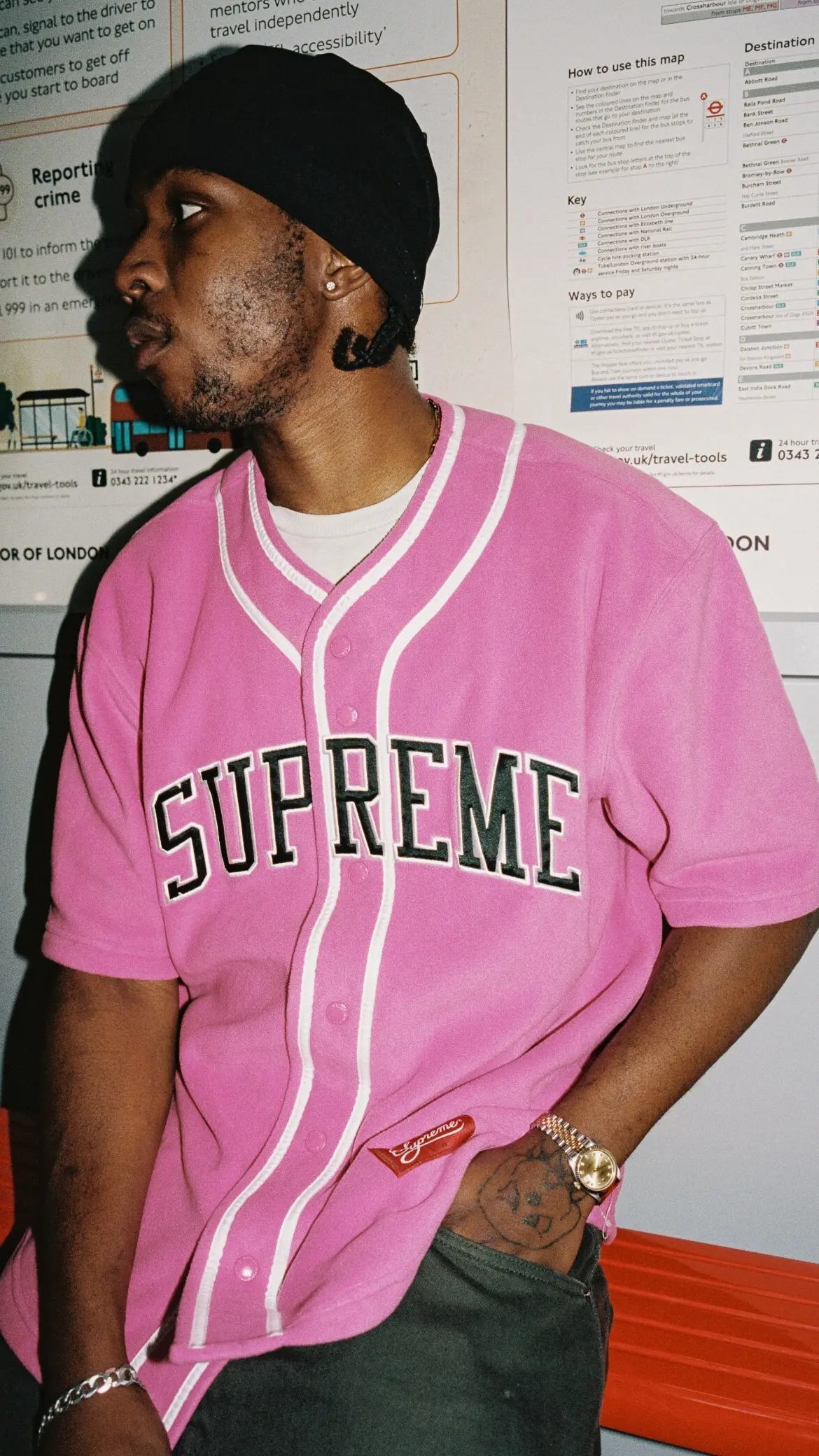 Polartec® Baseball Jersey | Supreme 24fw