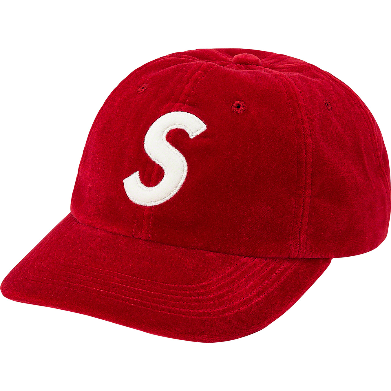 Velvet S Logo 6-Panel | Supreme 20fw