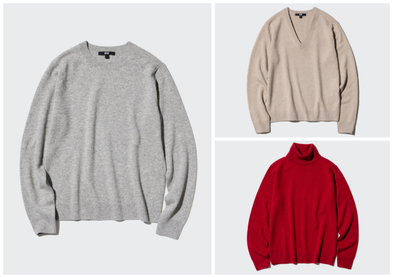 ユニクロ】絶対買い！揺らぎやすい冬の肌にやさしい¥9,990のカシミヤ