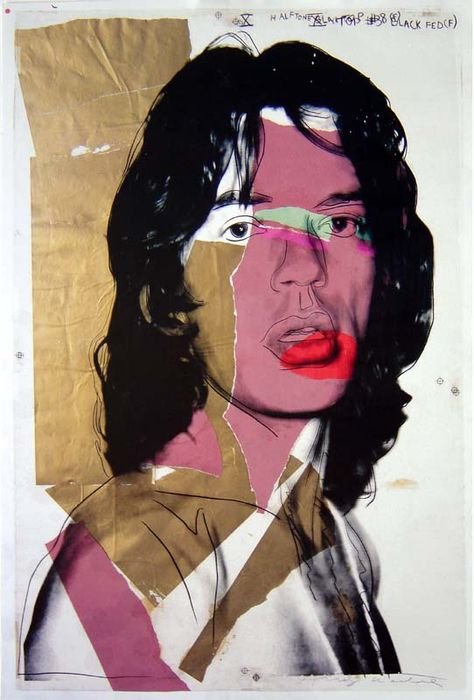 Andy Warhol Mick Jagger Poster - Original – Suto Gallery