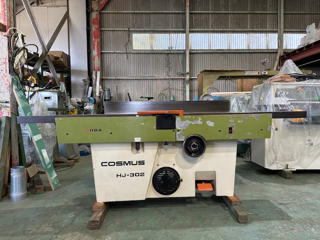 新着情報【飯田工業の自動一面鉋盤PX－534、手押し鉋盤HJ