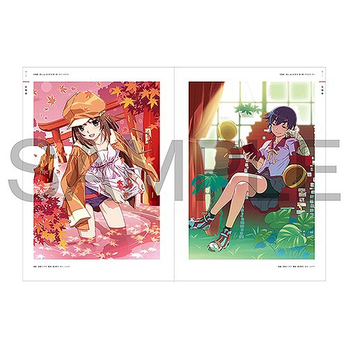 物語 10th Anniversary Illustration Works Monogatari Series 10th Anniversary Illustration Works Book Mini