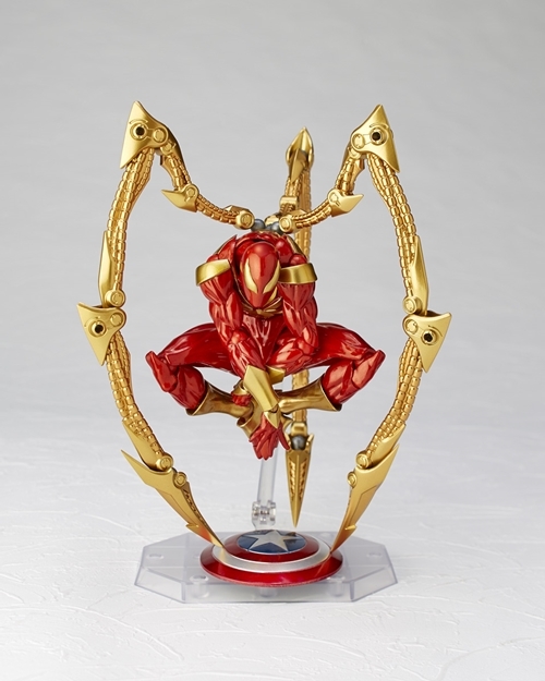 CDJapan : Revoltech Amazing Yamaguchi Spiderman Iron Spider