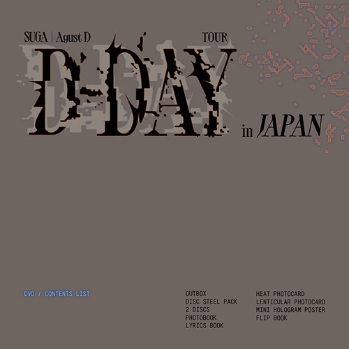 CDJapan : SUGA | Agust D TOUR 'D-DAY' in JAPAN (w/ BTS JAPAN