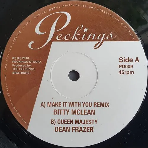 MAKE IT WITH YOU REMIX/BITTY MCLEAN/ビティー・マクレーン/【再