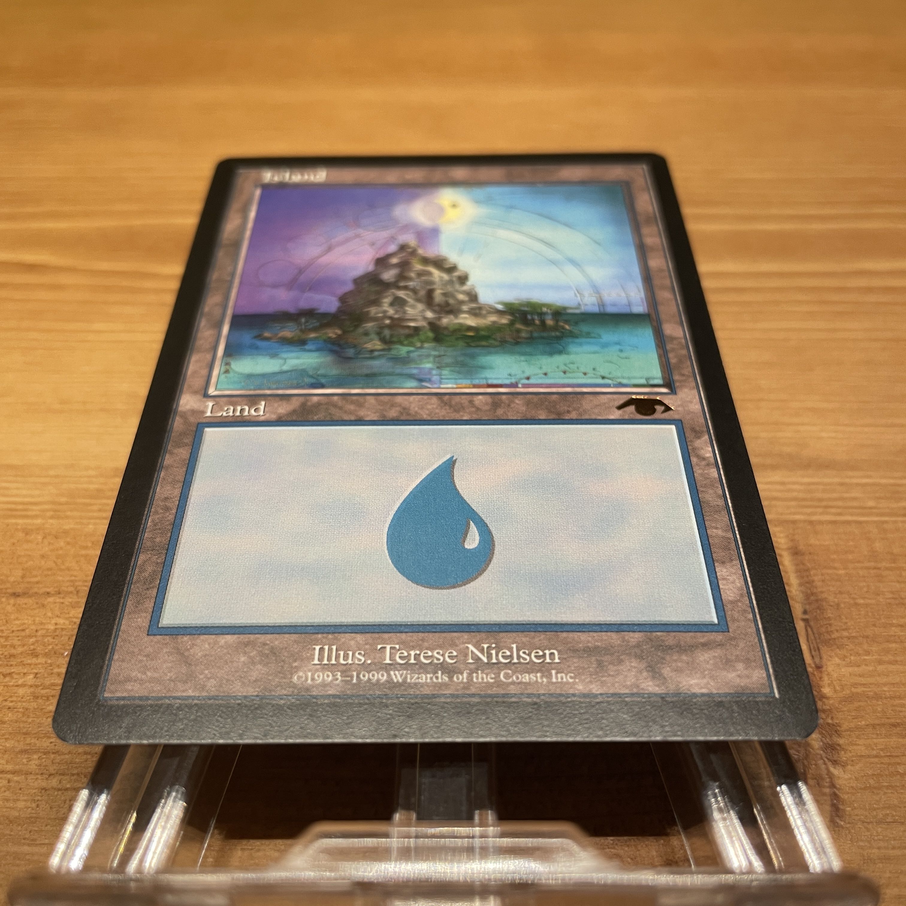 Guru land Island/Island NM Guru land MTG 1枚 (Used) （1840755521