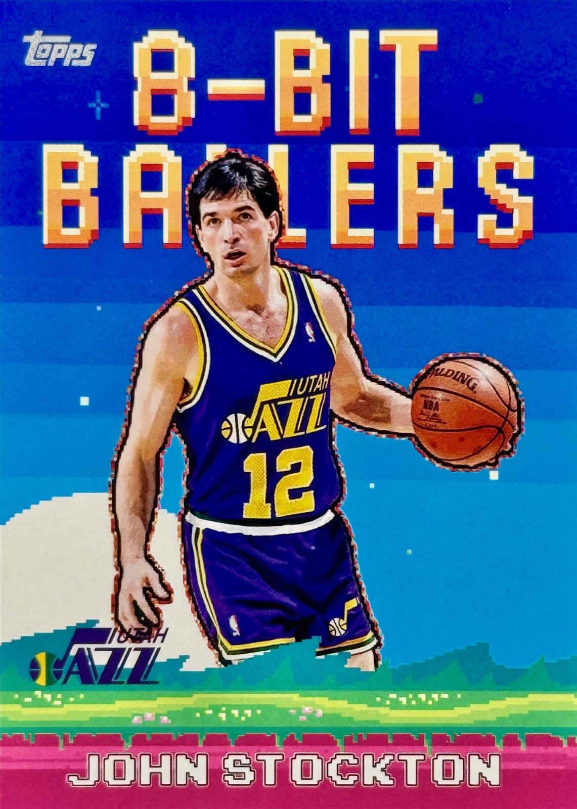 John Stockton #8B-24 Prices | 2025 Topps 8-Bit Ballers