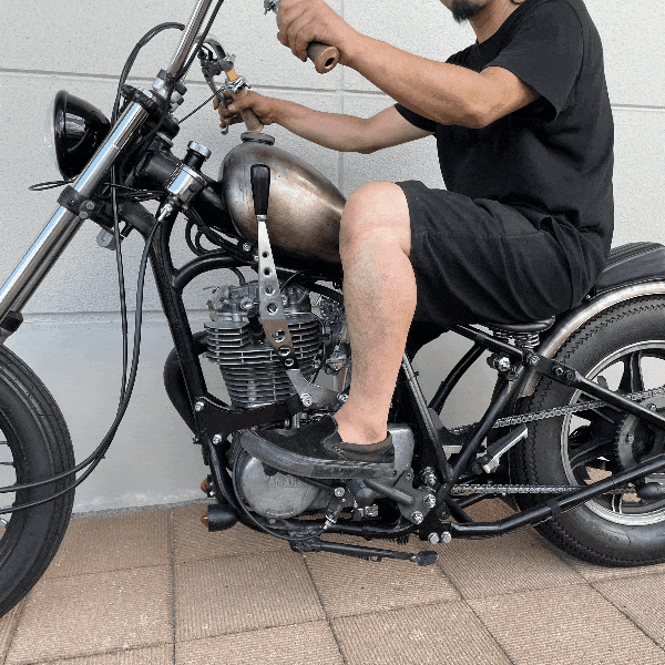 ドリルドミッドハイ ハンドチェンジキット クローム SR400/500 フル