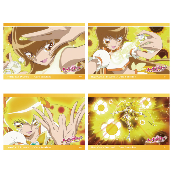 ハートキャッチプリキュア！】場面写変身ブロマイドセット（4枚入