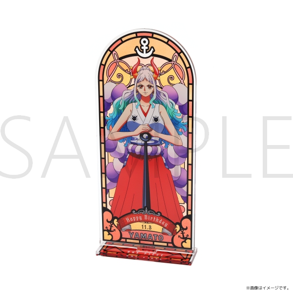 ワンピース】ワンピース HBDステンドグラス風アクリルスタンド[11.3