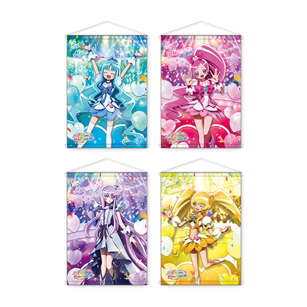 プリキュアバーチャルワールド】A4ランダムタペストリー: 雑貨｜東映