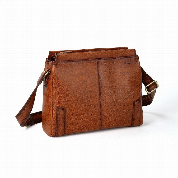 LO HOMME PRESSE／ロ・オム・プレッセ アルカイック 本革 ショルダー