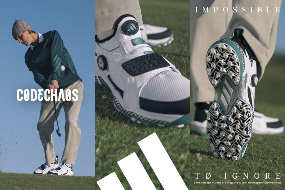 アディダス】新作ゴルフシューズ「コードカオス 25 ミッドボア」 7/2