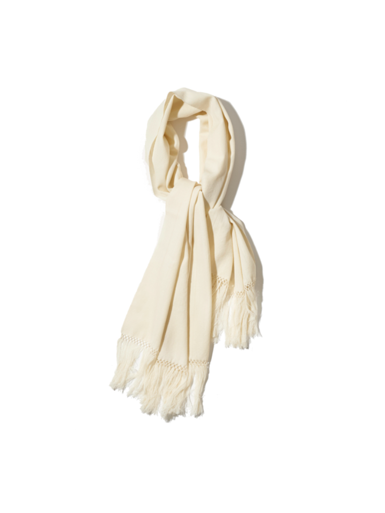 VICUNANDINA SCARF / LARGE WHITE – ANATOMICA OFFICIAL ONLINE STORE