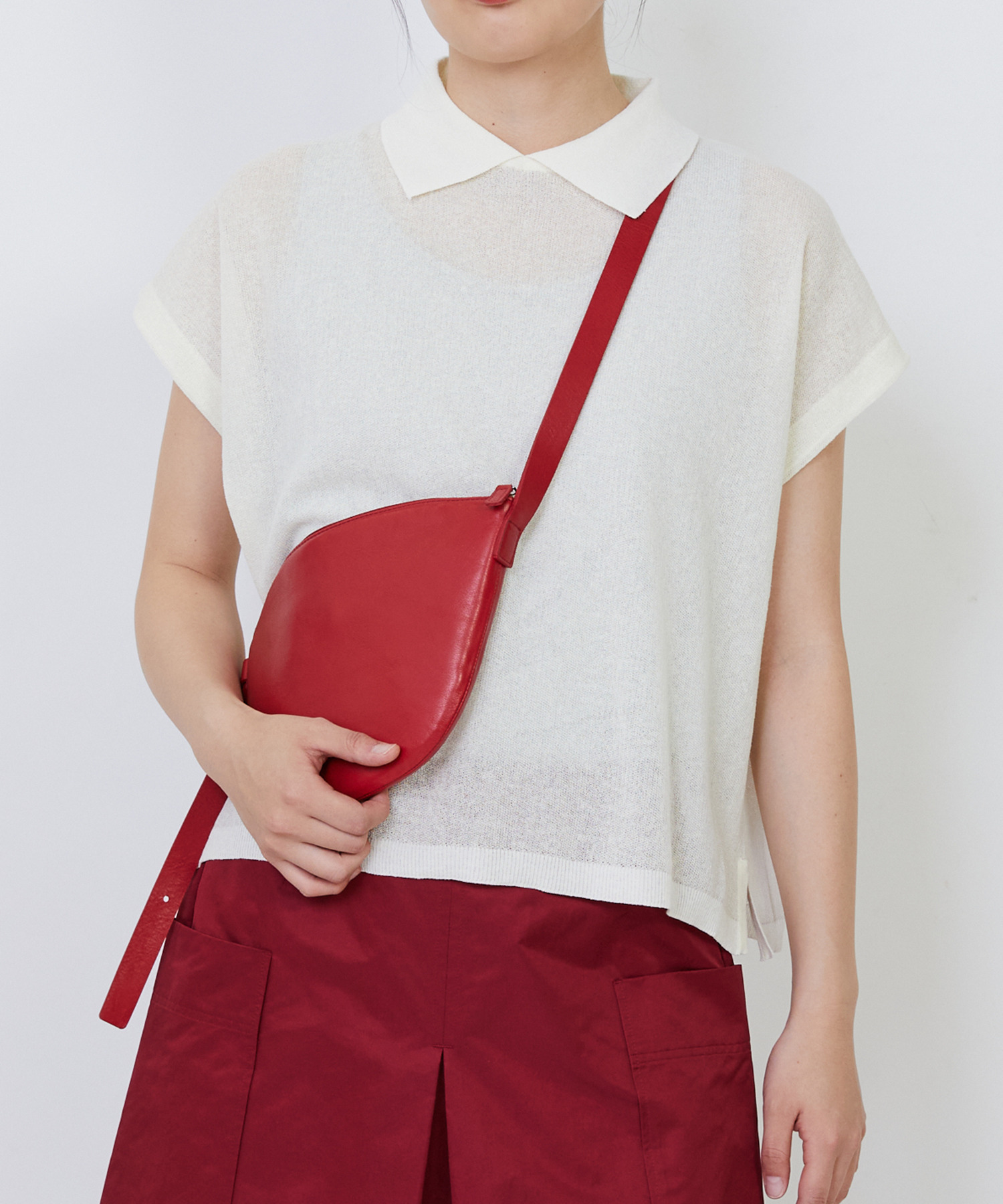 Bucket Baggage】【別注カラー】＜Orange Piece Shoulder ＞ショルダー