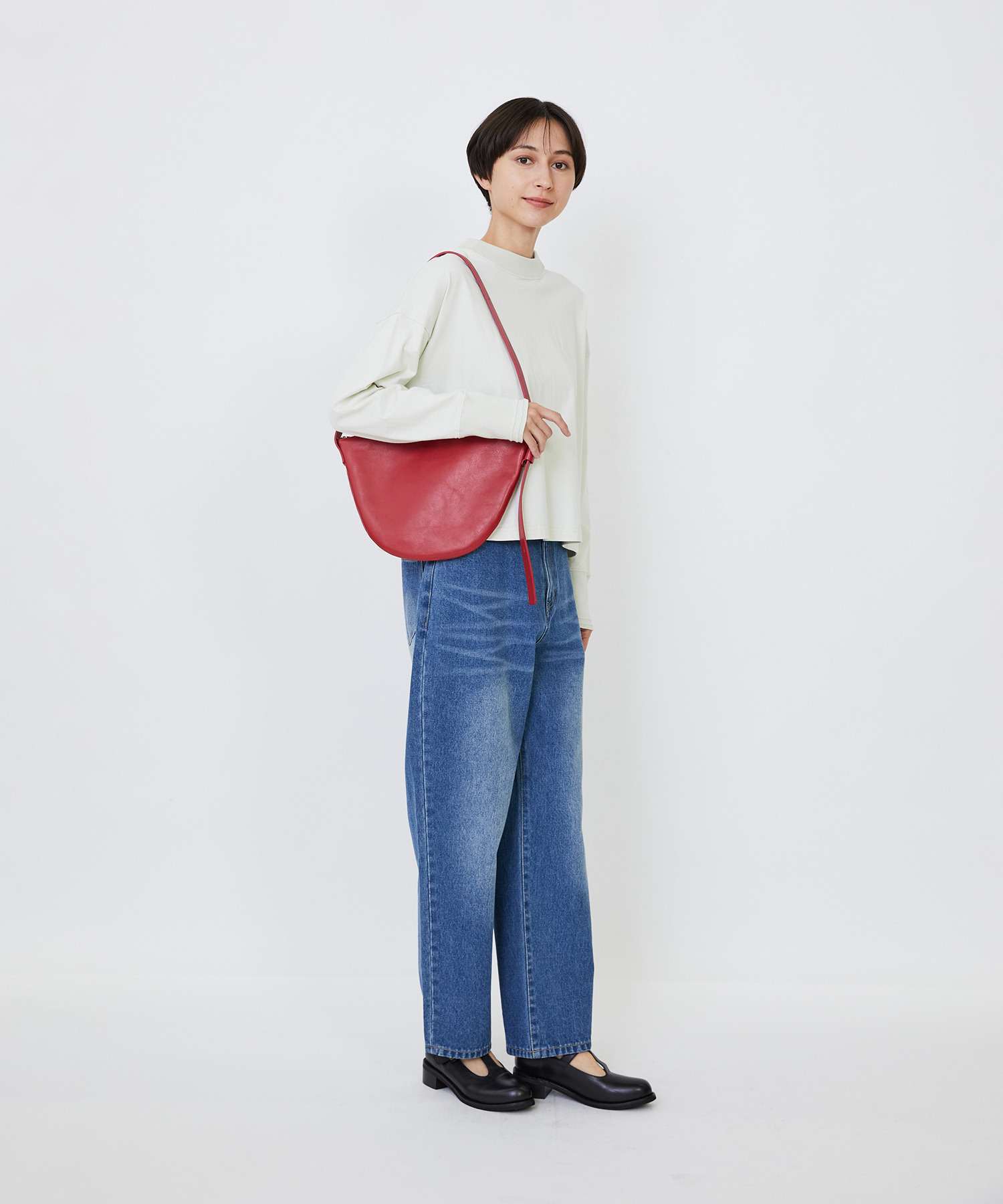 Bucket Baggage】【別注カラー】＜Orange Piece Shoulder ＞ショルダー