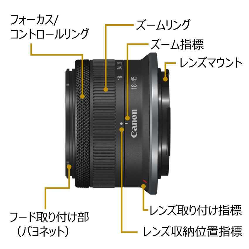 RF-S18-45mm F4.5-6.3 IS STM：通販 | RFレンズ - キヤノンオンライン