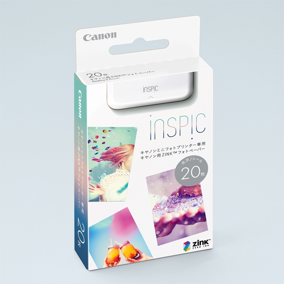 iNSPiC用 用紙 ZINK フォトペーパー 20枚入り〔ZP-2030-20〕 □納期約1