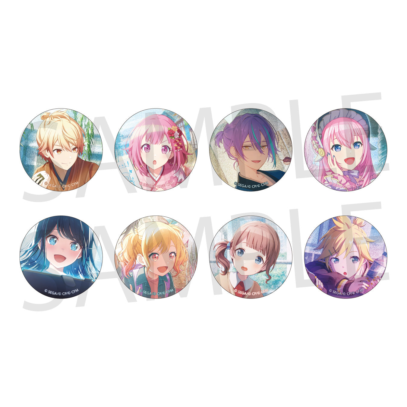 プロセカ 天馬司 グリッター缶バッジ 感謝祭 グリ缶 vol.45 vol.46