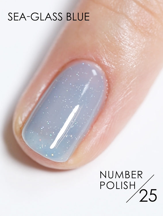 NUMBER POLISH（ナンバーポリッシュ）25 Sea-glass Blue | D-UP 公式