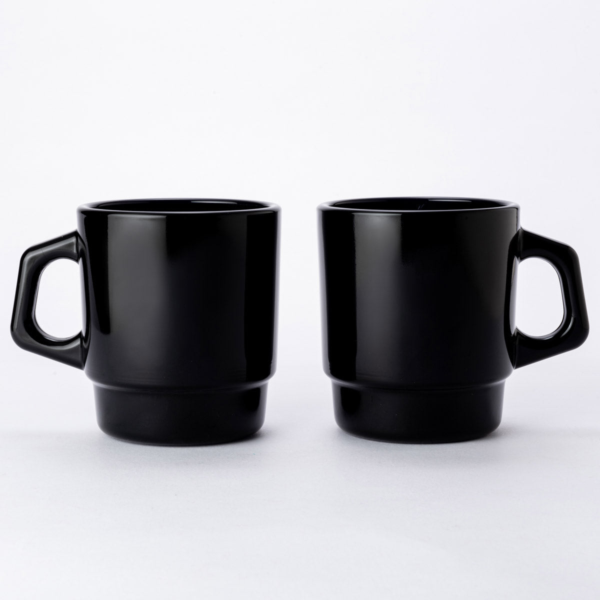 Fire-King スタッキングマグ ブラック – Fire-King Japan ONLINE STORE