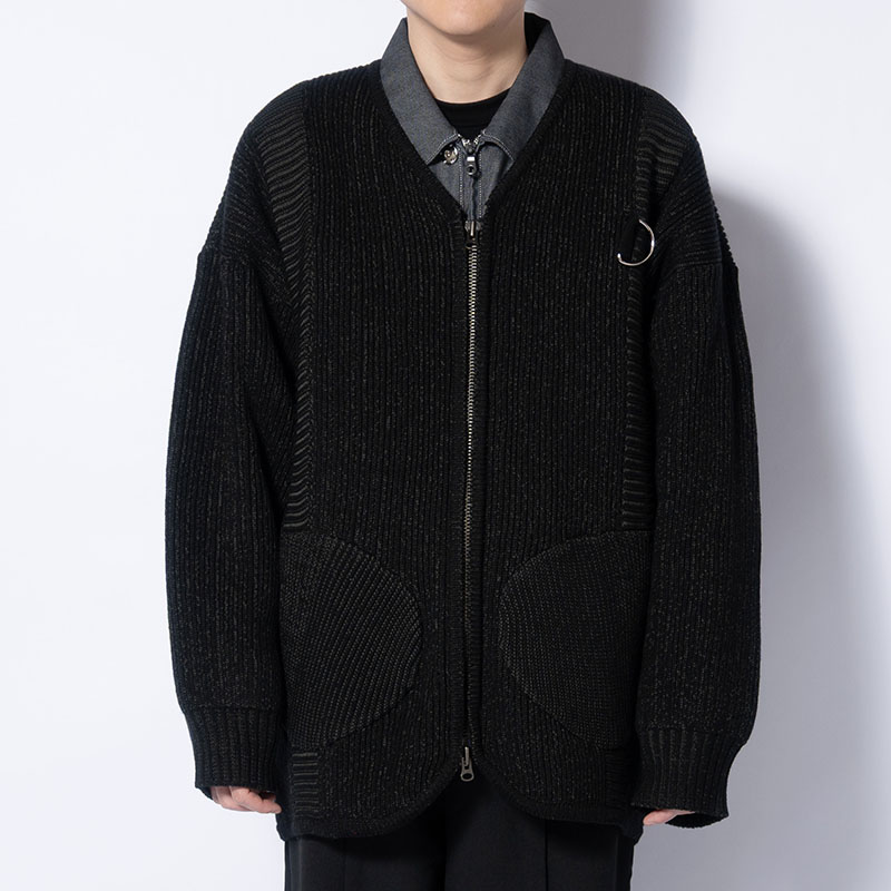 OVERSIZE ZIP CARDIGAN -2.COLOR- | IN ONLINE STORE