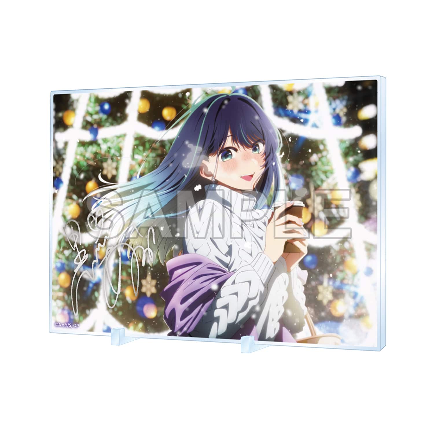推しの子】箔押しサイン入りアクリルパネル 黒川あかね Xmas 2023 ver