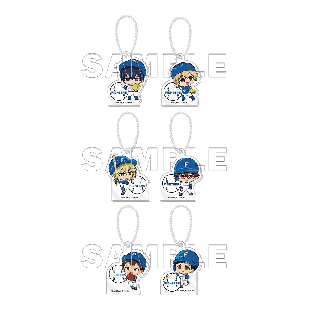 忘却バッテリー」トレーディング アクリルチャーム（北海道日本ハム