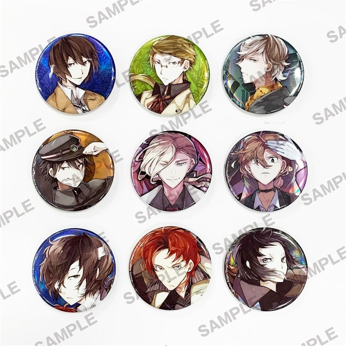 復刻版】『文豪ストレイドッグス』トレーディングホログラム缶バッジ