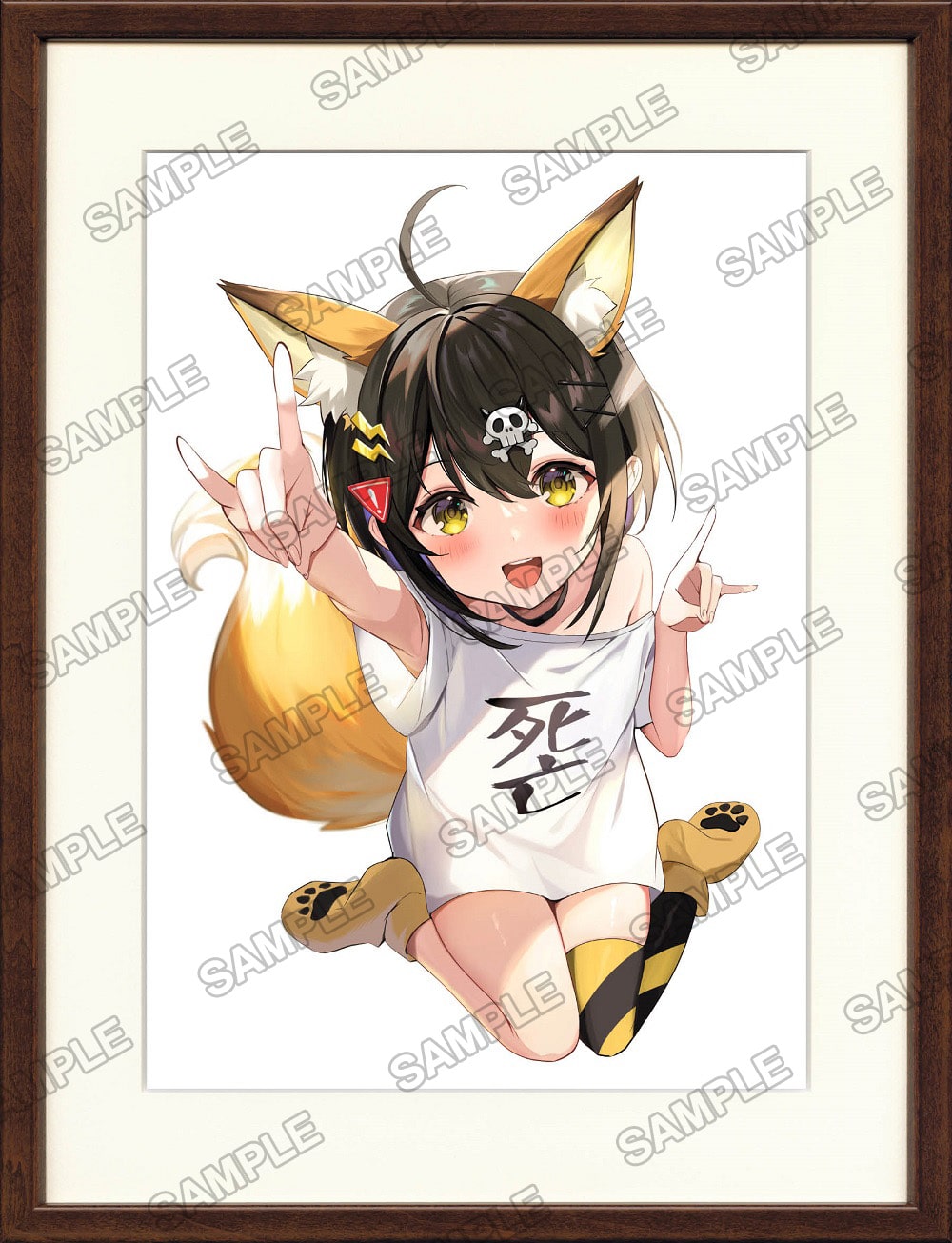 MF文庫J夏の学園祭2022 描きおろし複製原画 全力回避フラグちゃん