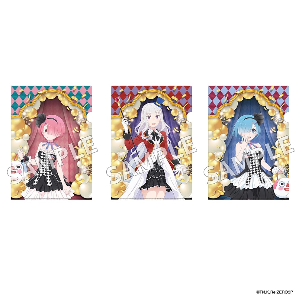 二次受注】「Re:ゼロから始める異世界生活」クリアファイルセット