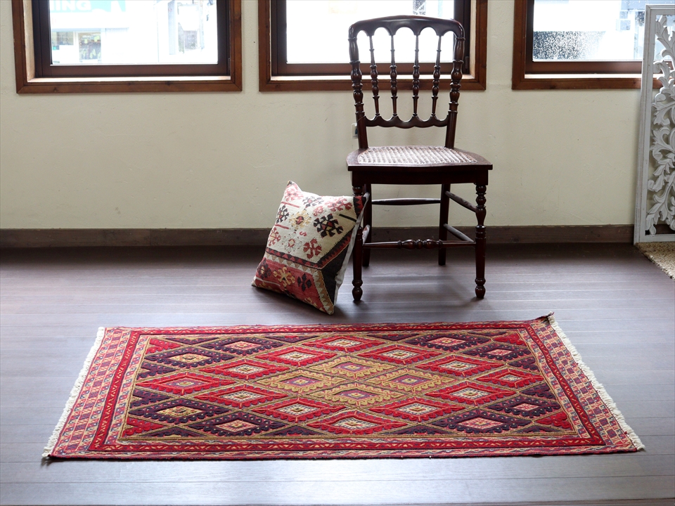 キリムスタイル / オールドキリム・アフガニスタン ミシュワニ131×80cm