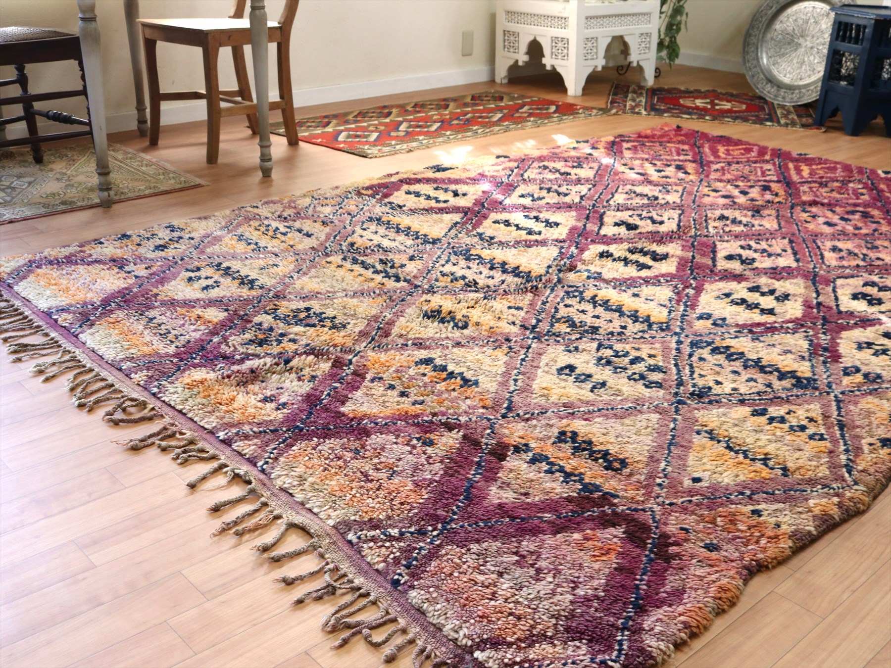 キリムスタイル / モロッコ ラグ Morocco エリアラグ265×183cm Zaiane