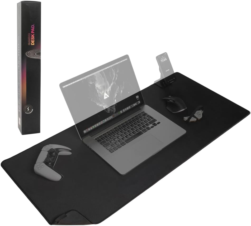 DELTAHUB Gaming Desk Pad Black デスクマット – kitcut plus