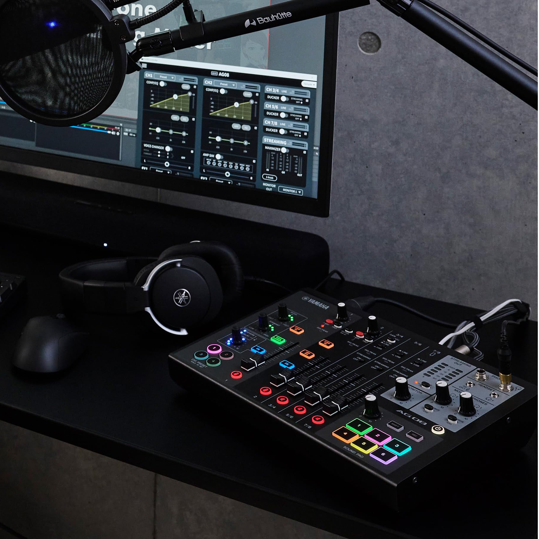 ヤマハ YAMAHA ライブストリーミングミキサー ライブ配信 8チャンネル