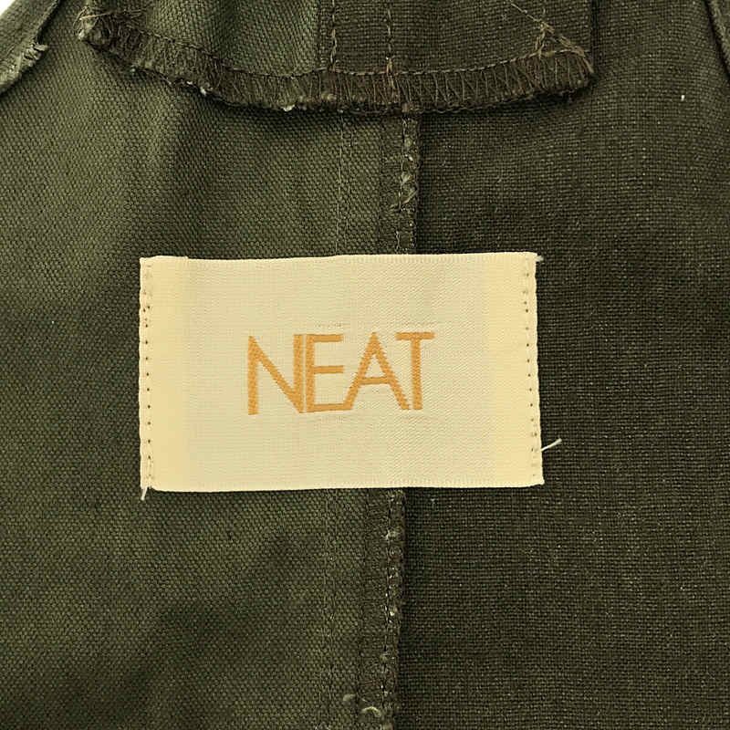 美品】 NEAT / ニート | テントクロス オーバーオール | L | オリーブ