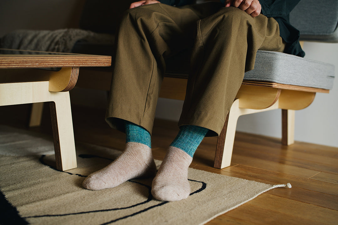 OSLO モヘアウールパイルソックス ｜NISHIGUCHI KUTSUSHITA（ニシグチ